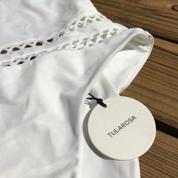 Tularosa X Revolve Ivory Lace One Piece Swim - Picture 4 of 8